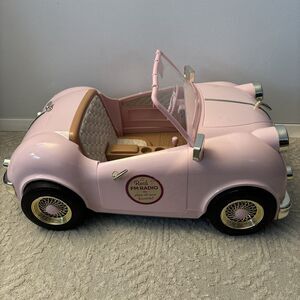 OG Our Generation Pink Retro Convertible Cruiser Any 25” Dolls! FM Radio Large